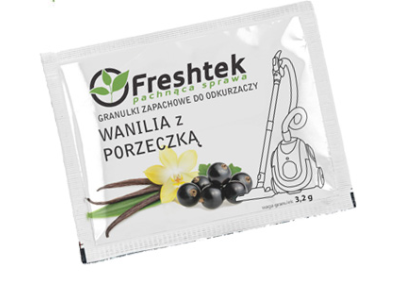 Freshtek granulki do odkurzacza 3,2g Wanil+Porzecz